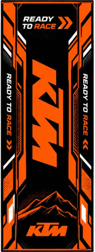 فرش زیر موتور سیکلت 220×80 سانتیمتر | KTM