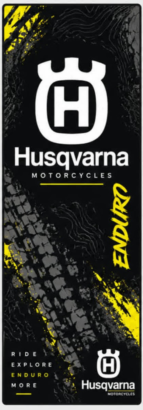 فرش زیر موتور سیکلت 220×80 سانتیمتر | HUSQVARNA