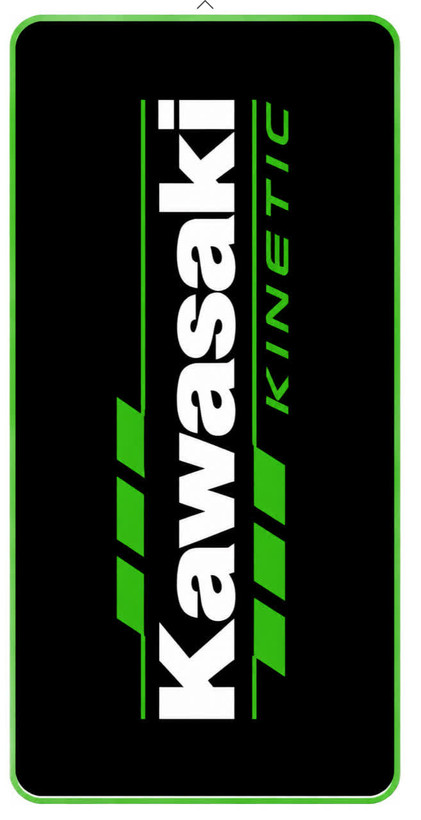فرش زیر موتور سیکلت 220×80 سانتیمتر | KAWASAKI